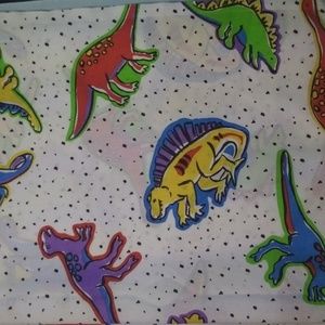 dinosaur bed sheet